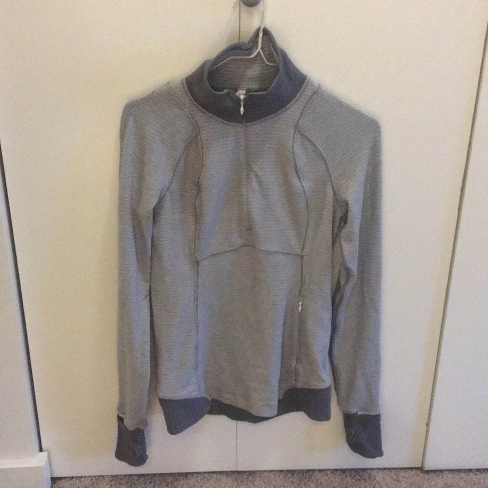 White And Gray Lululemon Pullover - image 2